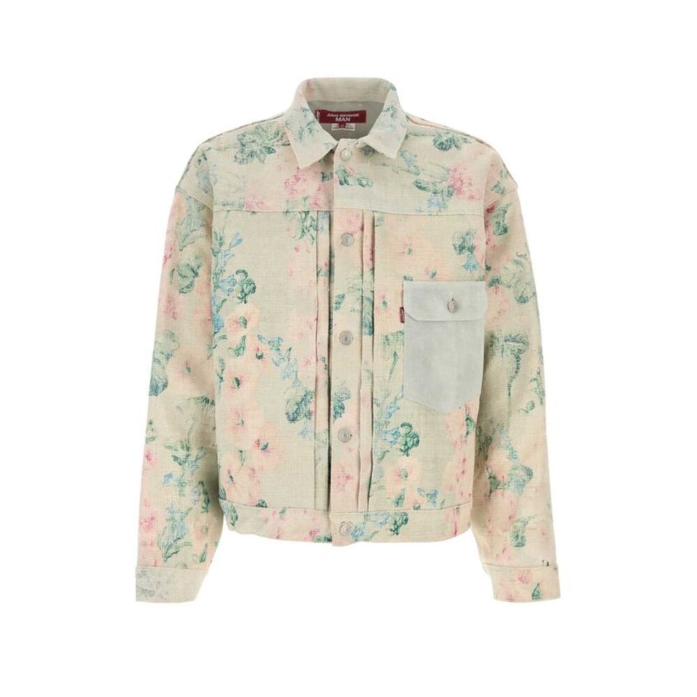 Junya Watanabe Men Embroidered Canvas Jacket